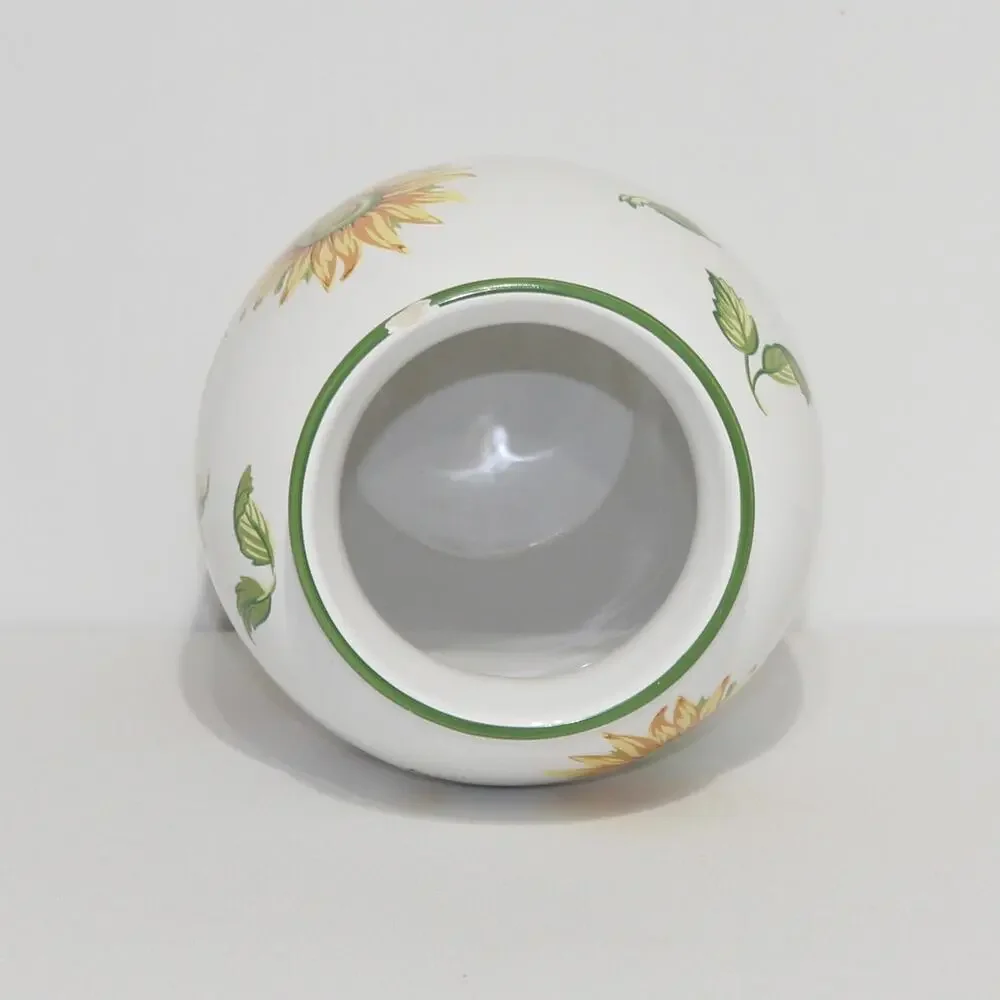 Tiffany & Co. 'Tiffany Petals' Ceramic Vase 1998 Made in Portugal